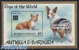 Antigua & Barbuda 1994 Welsh Corgi S/s, Mint NH, Nature - Dogs - Antigua Y Barbuda (1981-...)