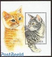 Tanzania 1999 American Wirehair Cat S/s, Mint NH, Nature - Cats - Tanzanie (1964-...)