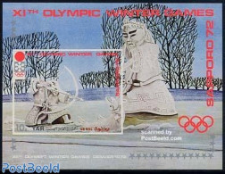 Yemen, Arab Republic 1971 Olympic Winter Games S/s Imperforated, Mint NH, Nature - Sport - Fish - Olympic Winter Games.. - Peces