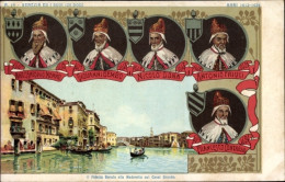 Lithographie Venezia Venedig Veneto, Palazzo Donato, Ed I Suoi 120 Dogi - Other & Unclassified