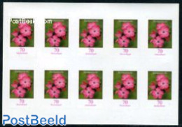 Germany, Federal Republic 2010 Flowers Foil Booklet, Mint NH, Nature - Flowers & Plants - Stamp Booklets - Nuevos