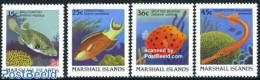 Marshall Islands 1988 Definitives, Fish 4v, Mint NH, Nature - Fish - Peces