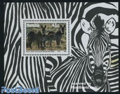 Namibia 1991 Mountain Zebra S/s, Mint NH, Nature - Animals (others & Mixed) - Zebra - Namibie (1990- ...)