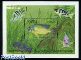 Uganda 1991 Fish S/s, Haplochromis, Mint NH, Nature - Fish - Poissons