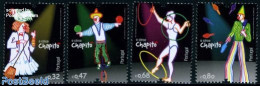 Portugal 2010 Circus 4v, Mint NH, Performance Art - Circus - Neufs