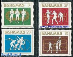 Bahamas 1984 Olympic Games 4v, Mint NH, Sport - Athletics - Basketball - Boxing - Olympic Games - Athlétisme