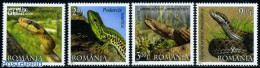 Romania 2011 Reptiles 4v, Mint NH, Nature - Animals (others & Mixed) - Reptiles - Snakes - Unused Stamps