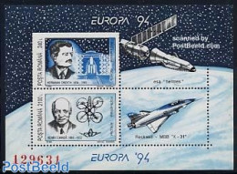 Romania 1994 Europa, Space S/s, Mint NH, History - Science - Transport - Europa (cept) - Inventors - Space Exploration - Nuevos