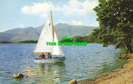 R589351 Sailing On Derwentwater. Keswick. Jarrold. Cotman Color. 1966. Sanderson - Mondo