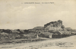 COURCELETTE - LES RUINES DE L'EGLISE - Autres & Non Classés