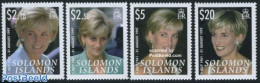 Solomon Islands 2007 Death Of Diana 4v, Mint NH, History - Charles & Diana - Kings & Queens (Royalty) - Case Reali