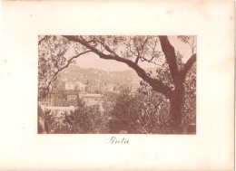 Italie - RUTA DI CAMOGLI - Photo 19è Siècle 9,2 X 14,8 Cm Sur Support Cartonné 16 X 22 Cm - Autres & Non Classés