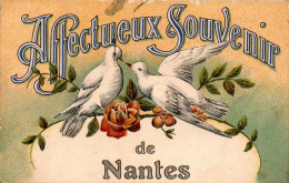 N°1658 W -cpa Affectueux Souvenir De Nantes - Nantes
