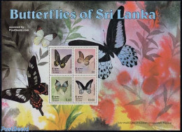 Sri Lanka (Ceylon) 1978 Butterflies S/s, Mint NH, Nature - Butterflies - Sri Lanka (Ceylon) (1948-...)