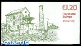 Great Britain 1980 Definitives Booklet, Tin Mines, Selvedge Right, Mint NH, Science - Mining - Stamp Booklets - Ungebraucht