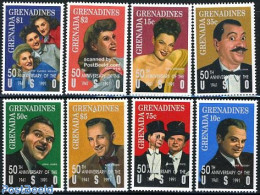 Grenada Grenadines 1992 Entertainers 8v, Mint NH, Performance Art - Music - Popular Music - Música