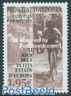 Andorra, Spanish Post 2005 Small Country Games 1v, Mint NH, Sport - Cycling - Sport (other And Mixed) - Ungebraucht