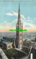 R589771 St. Michaels Church And Spire. Coventry. Jarrold Series No. 1324. 1905 - Mondo