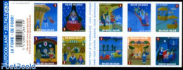Belgium 2011 Fair 10v S-a In Foil Booklet, Mint NH, Nature - Various - Horses - Stamp Booklets - Fairs - Ungebraucht