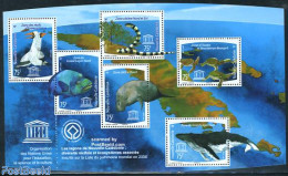 New Caledonia 2008 Lagoons On World Heritage List S/s, Mint NH, History - Nature - Various - Unesco - World Heritage -.. - Unused Stamps