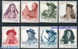 Portugal 1947 Costumes 8v, Unused (hinged), Various - Costumes - Unused Stamps