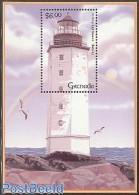 Grenada 2001 Lighthouse S/s, Kvitsoy, Mint NH, Various - Lighthouses & Safety At Sea - Phares
