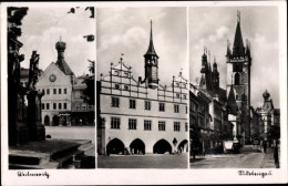CPA Litoměřice Leitmeritz Region Aussig, Sudetengau, Kirche, Rathaus - Tsjechië
