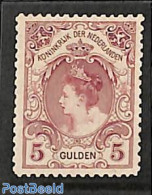 Netherlands 1899 5g, Perf. 11.5:11, Stamp Out Of Set, Unused (hinged) - Ongebruikt