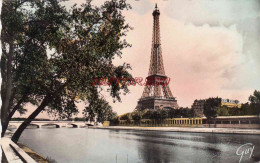 CPSM PARIS - LA TOUR EIFFEL - Eiffelturm