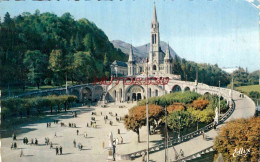 CPSM LOURDES - LA BASILIQUE - Lourdes