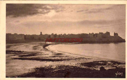 CPA DINARD - LA PLAGE AU SOLEIL COUCHANT - Dinard