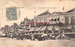 CPA TROUVILLE - LA PLAGE ET LE GRAND SALON - Trouville