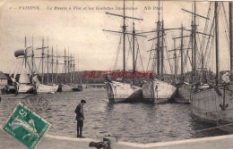 CPA PAIMPOL - LE BASSIN A FLOT ET LES GOELETTES ISLANDAISES - Paimpol