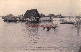 CPA ALFORTVILLE - CRUE DE LA SEINE 1910 - MAISONS INONDEES - Alfortville