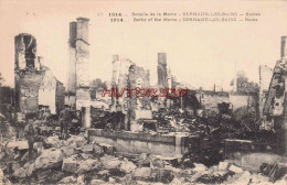 CPA GUERRE 1914-1918 - SERMAIZE LES BAINS - RUINES - Guerra 1914-18