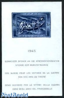 Switzerland 1945 War Victims S/s, Mint NH, Transport - Ships And Boats - Ungebraucht