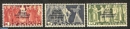 Switzerland 1939 I.L.O. Overprints 3v, Mint NH, History - I.l.o. - Nuevos