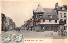 CPA GRANDVILLIERS - RUE D'AUMALE - Grandvilliers