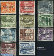 Switzerland 1950 United Nations Office 11v, Mint NH, History - Nature - Transport - Europa Hang-on Issues - United Nat.. - Nuovi