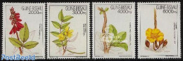 Guinea Bissau 1994 Health Plants 4v, Mint NH, Health - Nature - Health - Flowers & Plants - Guinée-Bissau