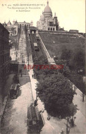 CPA PARIS - MONTMARTRE - FUNICULAIRE - Sacré Coeur