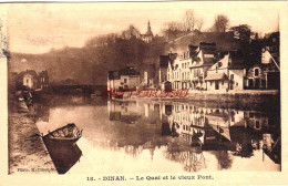 CPA DINAN - LE QUAI ET LE VIEUX PORT - Dinan