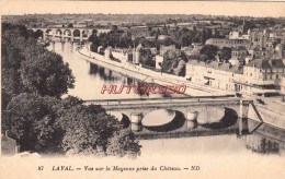 CPA LAVAL - VUE SUR LA MAYENNE - Laval