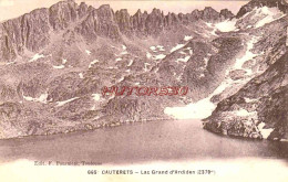 CPA CAUTERETS - LAC GRAND D'ARDIDEN - Autres & Non Classés