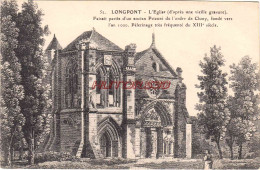 CPA LONGPONT - GRAVURE - L'EGLISE - Other & Unclassified