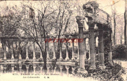 CPA PARIS - PARC MONCEAU - Parques, Jardines