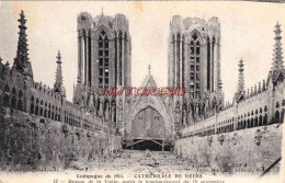 CPA REIMS - GUERRE 1914 - DESSUS LE LA VOUTE DE LA CATHEDRALE - Reims