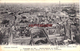 CPA REIMS - GUERRE 1914 - QUARTIER CERES - Reims