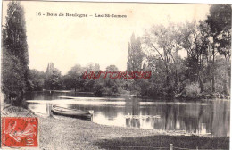 CPA BOIS DE BOULOGNE - LAC ST JAMES - Parks, Gardens