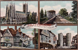 CPSM CANTERBURY - MULTIVUES - Other & Unclassified